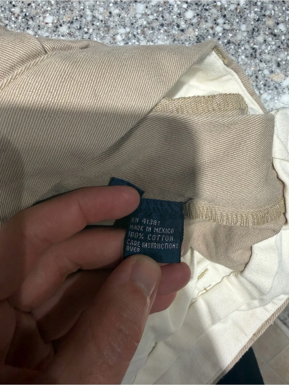 Polo Ralph Lauren Pants Mens 36x32 Beige Andrew Chino Pleated Classic Fit